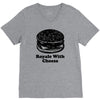 royale with cheese V-Neck Tee