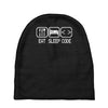 eat sleep code Baby Beanies