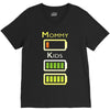 mommy low battery low energy V-Neck Tee