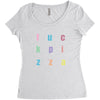 fuck pizza Women's Triblend Scoop T-shirt