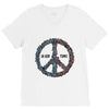 peace in our time vectorized V-Neck Tee