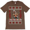 ugly sweater fight christmas t shirts T-Shirt