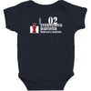 case ih farm center line Baby Bodysuit