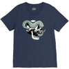 skull and tentacles V-Neck Tee