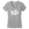 you don't gnome me Women's V-Neck T-Shirt