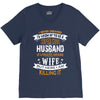 Super Cool Husband Of A Freaking Awesome Wife V-Neck Tee