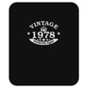 40th birthday gift vintage 1978 perfect aged Mousepad