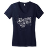 scary type Women's V-Neck T-Shirt
