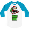 santa jumps 3/4 Sleeve Shirt