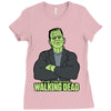 old school zombie Ladies Fitted T-Shirt