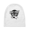 live fast die red Baby Beanies