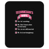 technician's wife Mousepad