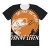 the man the myth the fishing All Over Women's T-shirt
