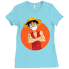 monkey d. luffy Ladies Fitted T-Shirt