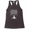 i'm tired of football! Racerback Tank