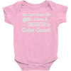 you can't scare me i have a daughter in colorguard Baby Onesie