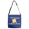 i dont need condoms the aids will kill the baby Adjustable Strap Totes
