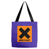 irritant symbol joke Tote Bags