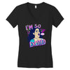 i'm soo excited Women's V-Neck T-Shirt