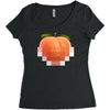 peach t Women's Triblend Scoop T-shirt