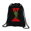 zombie day Drawstring Bags