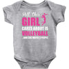 all this girl care about is volleyball Baby Onesie