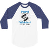 Papa is my Name Fishing Is My Game 3/4 Sleeve Shirt