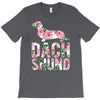 dachshund floral T-Shirt