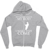 so good with my rod i make fish come Zipper Hoodie