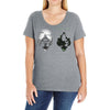 ice and fire Ladies Curvy T-Shirt