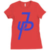 jake paul blue Ladies Fitted T-Shirt