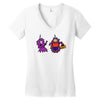 monster's Women's V-Neck T-Shirt