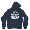 Camper Couple Man White Unisex Hoodie