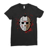 jason voorhees mask Ladies Fitted T-Shirt