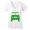 defender land rover Women's V-Neck T-Shirt