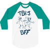 peanut butter and jelly bff 3/4 Sleeve Shirt