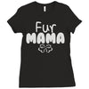 fur mama Ladies Fitted T-Shirt