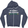 geek expert advice   science   physics   nerd t shirt Zipper Hoodie