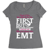 Maybe I Was Too Late To Be His First But Right Now I'm Happy To Be His Women's Triblend Scoop T-shirt