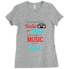 THE SONGS ON THE RADIO Ladies Fitted T-Shirt