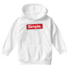 simple red Youth Hoodie