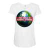 the world is always spinnin Maternity Scoop Neck T-shirt