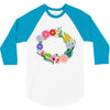 personalize baby name bodysuit 3/4 Sleeve Shirt