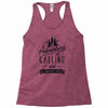 adventure calling and i must go woods ex Racerback Tank