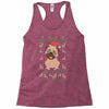 ugly sweater dog Racerback Tank