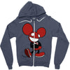mickey mau5 Zipper Hoodie