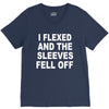 i flexed and the sleeves fell off V-Neck Tee