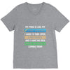 My Mind is Like My internet Browser i Have 19 Tabs Open 3 Are Frozen A V-Neck Tee