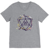 20 Dice Flowers V-Neck Tee