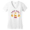 This Girl Loves Pug Women's V-Neck T-Shirt